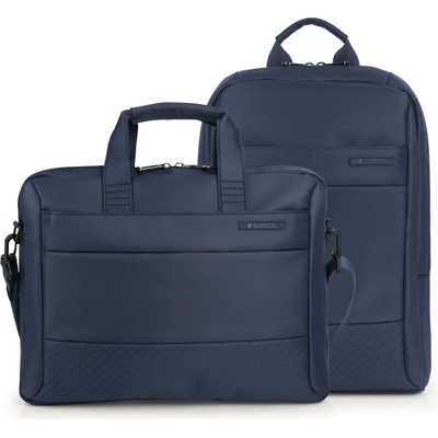 Gabol Раница + чанта за лаптоп 15, 6 инча Tide в синьо