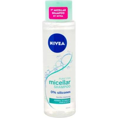 Nivea Micellar Shampoo Purifying 400 ml освежаващ мицеларен шампоан без силикон за жени