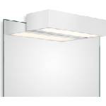 DECOR WALTHER Лампа над огледалото Box Clip On LED 25 см бяло-матова (0419850)