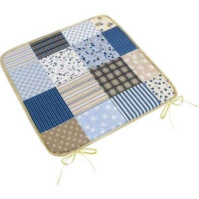 Bellatex Adela hladký Patchwork modrá, 40 x 40 cm