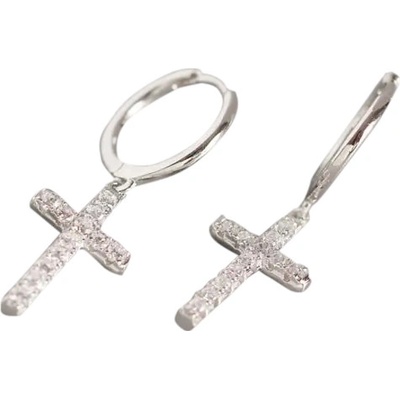 Majya stříbrné náušnice NICOLE 10383