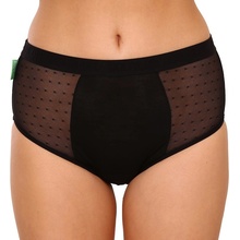 Menštruačné nohavičky Bodylok Bambus Hi-Waist Black silná menštruácia