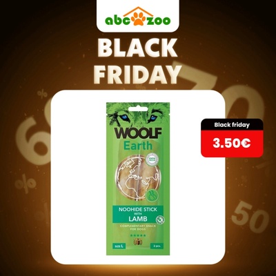 Woolf Earth Noohide Sticks with Lamb L 85 g