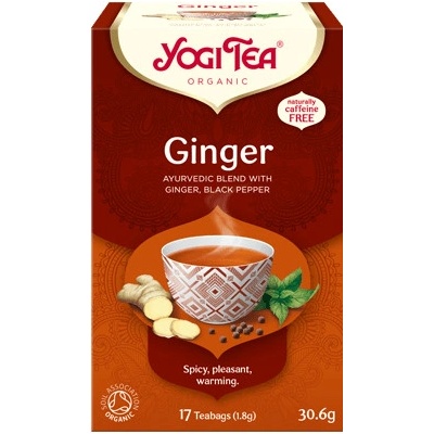 Yogi Tea Bio Ajurvédsky čaj Zázvor 17 ks