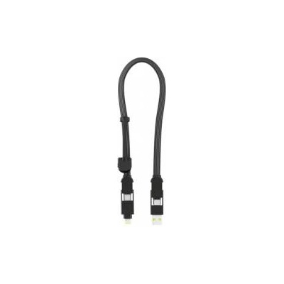 Rolling Square inCharge XL Cable 30cm Black