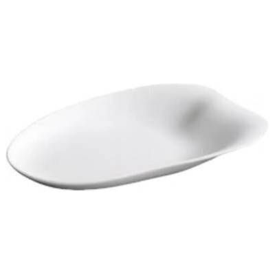 Mělký talíř Cookplay Jelly Side 18 × 11 × 2 cm, matný bílý