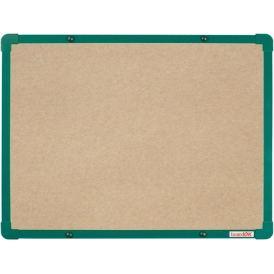 VMS Vision boardOK Textilní nástěnka se zeleným rámem 60 x 45 cm