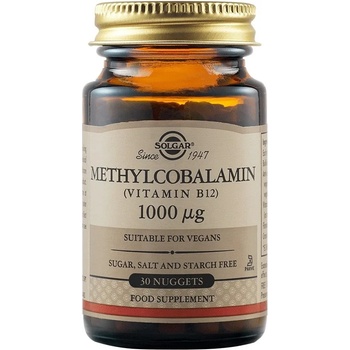Solgar Methylcobalamin, 1000 mg, 30 таблетки, Solgar