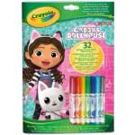 Crayola Color & Activity: къщичката за кукли на Габи със 7 маркера