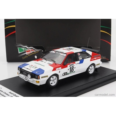 Trofeu Audi Quattro N 18 Rally Bandama 1981 A.choteau P.y.burel Bílá Červená Modrá 1:43