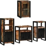 vidaXL Комплект мебели за баня 4 бр. Многоцветен 55 x 35 x 60 см (3305699)