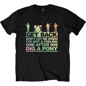 The Beatles Риза Get Back Gradient Unisex Black S (BEATTEE425MB01)