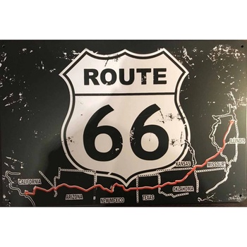 Ceduľa Route 66