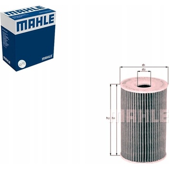 MAHLE OLEJOVÝ FILTER MAHLE 1275810 1275811 1457429762