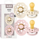 Bibs Boheme přírodní kaučuk 2ks ivory blossom
