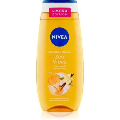 Nivea Zen Vibes душ гел - грижа Geranium & Vanilla 250ml