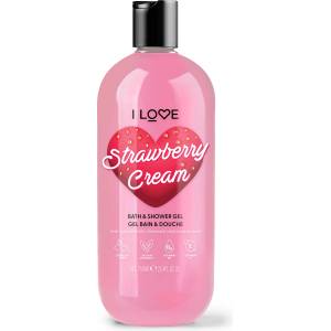 I Love Cosmetics Strawberies Cream Bath & Shower Gel 750 ml