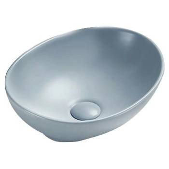 Mexen Elza мивка за плот 40 x 33 cm, сиво-син мат - 21014069 (21014069)