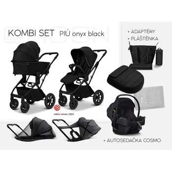 Moon PIÚ Kombi set Black chrome ONYX BLACK 2025