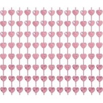 GoDan Kurtain B&C lilac hearts print 100x200cm