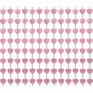 GoDan Kurtain B&C lilac hearts print 100x200cm