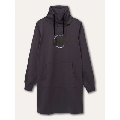 Winkiki dievčenské šatyWJG 22103 tmavo šedá