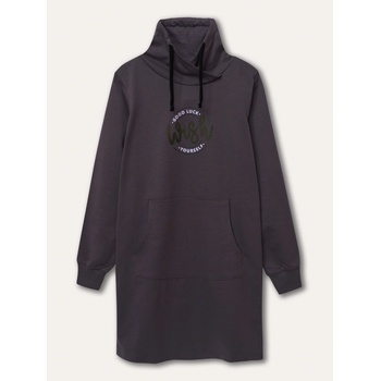 Winkiki dievčenské šatyWJG 22103 tmavo šedá