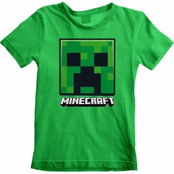 Minecraft tričko Creeper Face Zelená