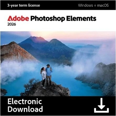 Adobe Photoshop Elements 2026 - 3 roky – Zboží Živě