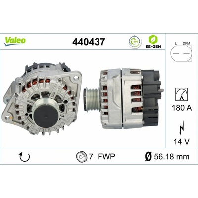 Alternátor VALEO 440437