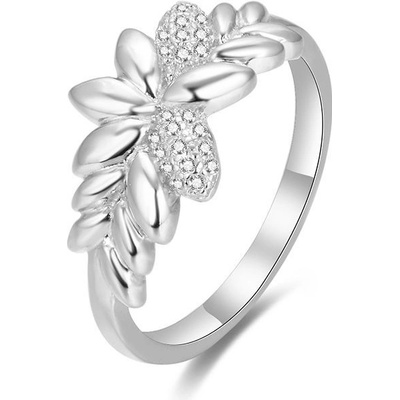 Nubis Stříbrný prsten se zirkony NB 5090