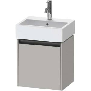 Duravit Ketho. 2 - Шкаф за мивка 44x43x34 см, 1 врата, панти отдясно, матово сиво K25070L07070000 (K25070L07070000)