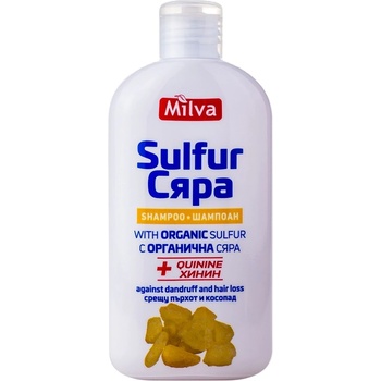 Milva Шампоан със сяра и хинин, 200 ml