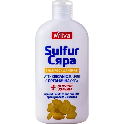 Milva Шампоан със сяра и хинин, 200 ml
