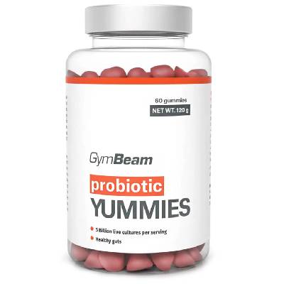 GymBeam Yummies Probiotiká 60 kapsúl
