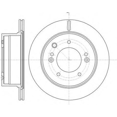 REMSA Brzdový kotouč - 315 mm RMS 6993.10