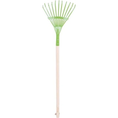 Bigjigs Toys Градински гребло за листа зелено