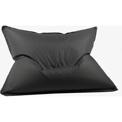 Pufrelax Пуф Голяма възглавница, 350л. , Magic Pillow - Dark Grey, Перящ се калъф, За открито, EPS перли (PUF-G-MP-TEX-MGRE)