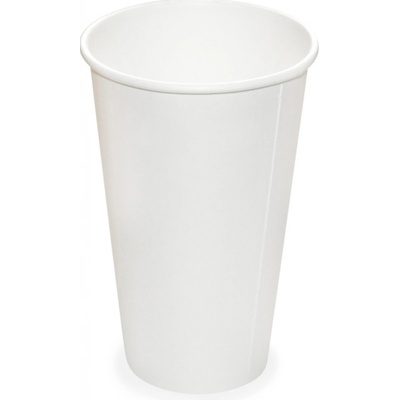 Wimex Papierový pohár biely 90mm 510ml `XL: 0,4L 16oz`