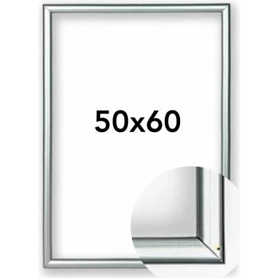 Fotorámeček BF Rozměr: 50 x 60 cm, Barva: Stříbrná, Typ zasklení: Plexi