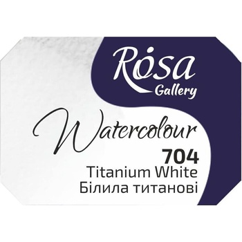 Rosa 343704 Акварелна боя 704 Titanium White 2, 5 ml 1 бр (343704)