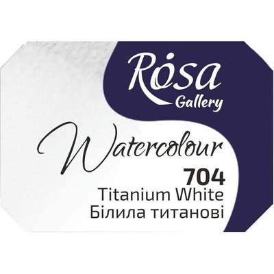 Rosa 343704 Акварелна боя 704 Titanium White 2, 5 ml 1 бр (343704)