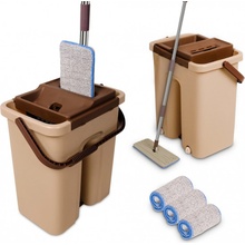 Cenocco CC-9070 Plochý mop s kbelíkem Bucket Brown