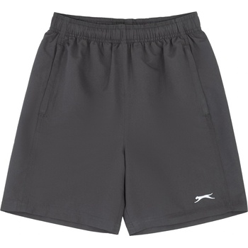 Image 1 of Slazenger Юношески къси панталони Slazenger Woven Shorts Junior - Charcoal