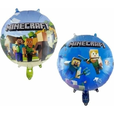 Mcolour Balloon Minecraft oboustranný obrázek fóliový balónek vel. 45 x 53 cm
