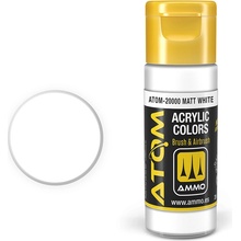 AMMO by MIG Jimenez ATOM COLOR Matt White 20ml