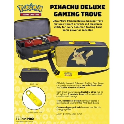 Ultra Pro Pokémon TCG : Pikachu Deluxe brašna