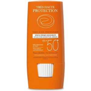 Eau Thermale Avène Слънцезащитен стик за чувствителни зони, Avene Stick Zones Sensibiles SPF50+ 8 gr
