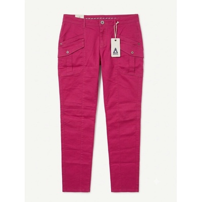 Dámske úzke nohavice Gaastra Slim Fit malinovo-ružové