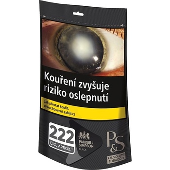 P&S Black tabák cigaretový 100 g